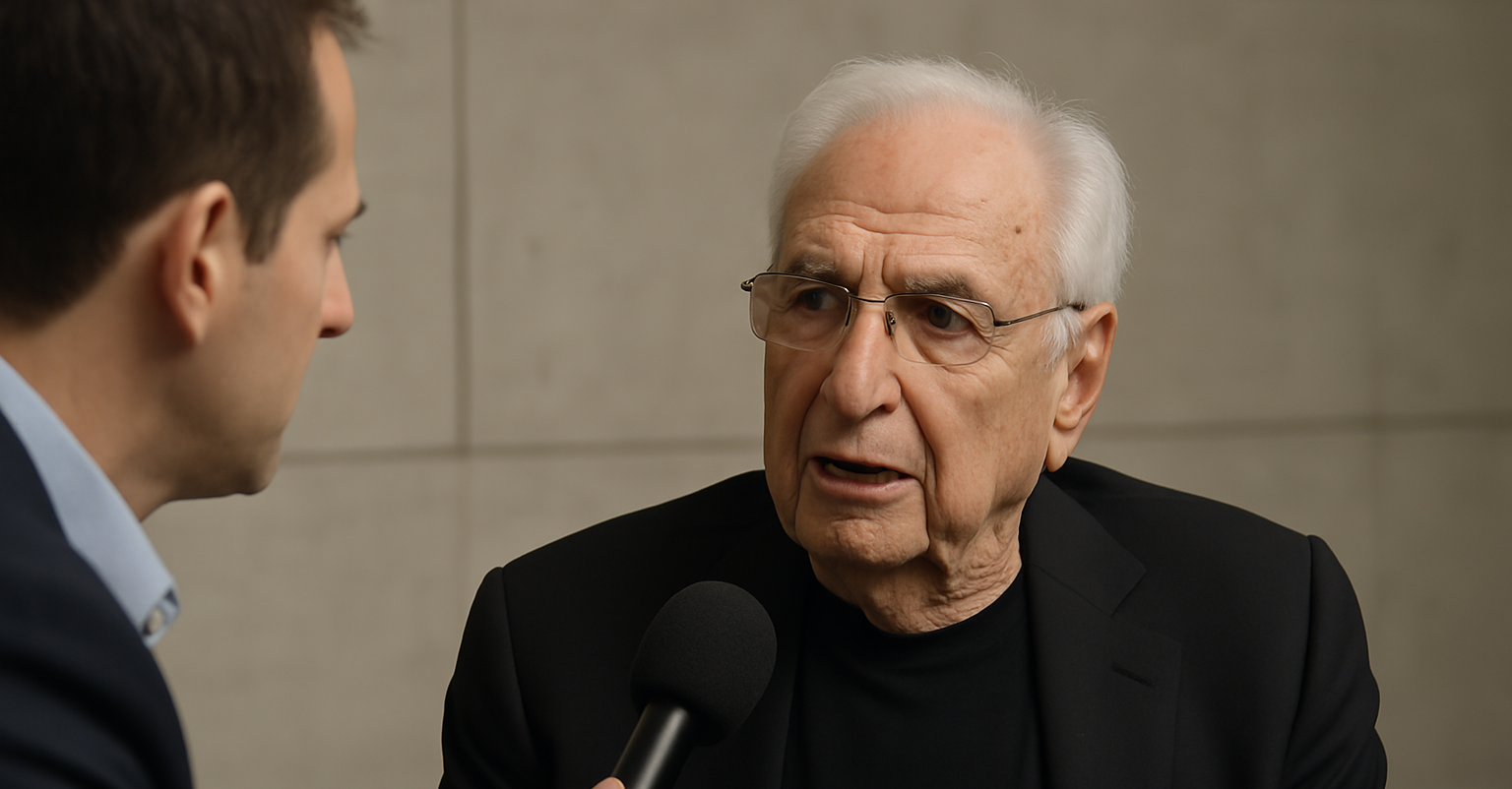 Interview with Frank Gehry (Simulated with artificial intelligence ...
