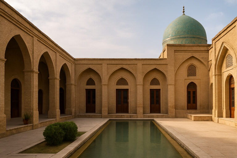 تصویری از بنای ایرانی گذشته