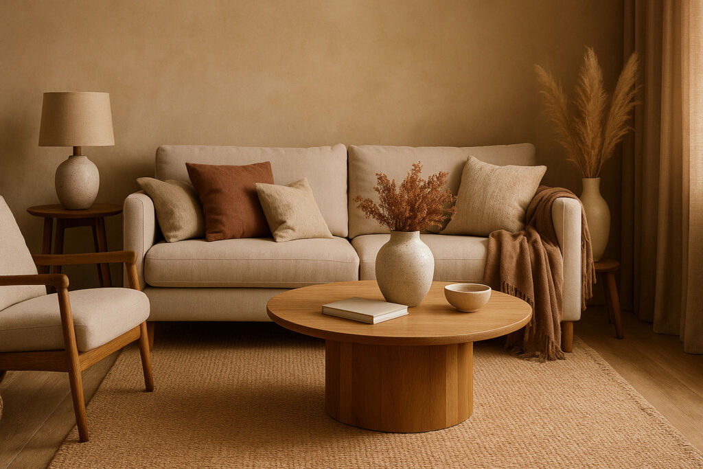 تصویری از طراحی داخلی معماری فصلی(پاییزی)