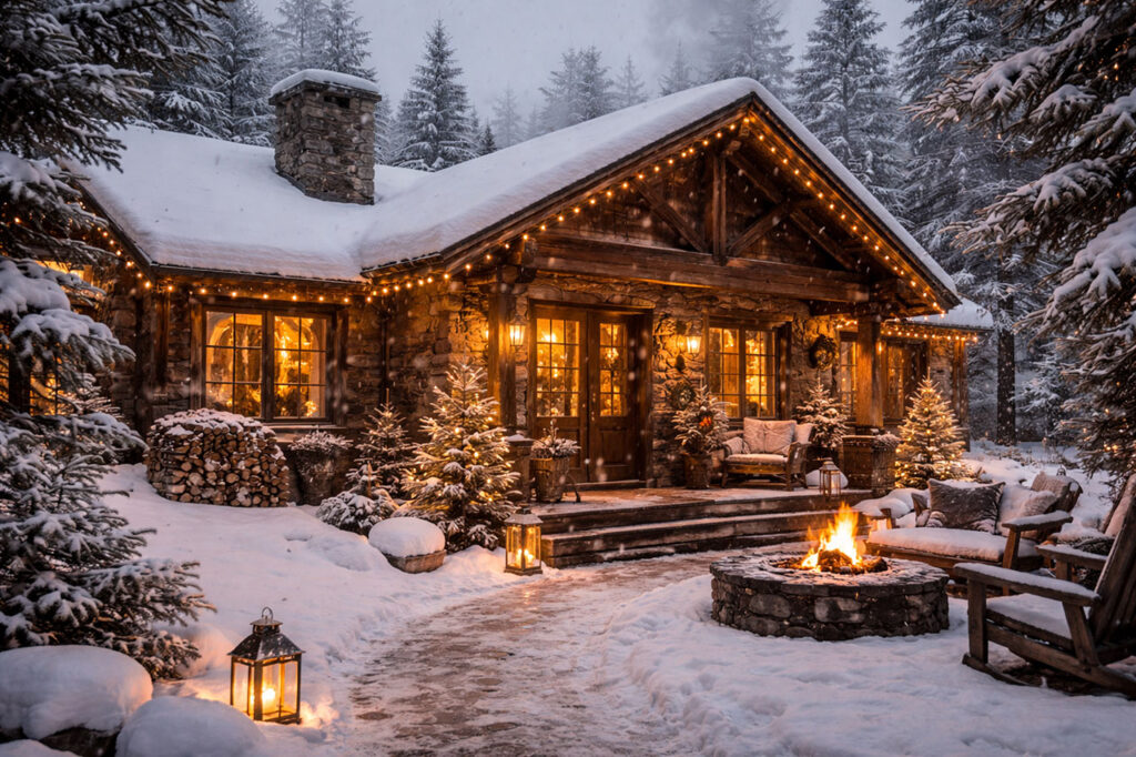 معماری زمستانی